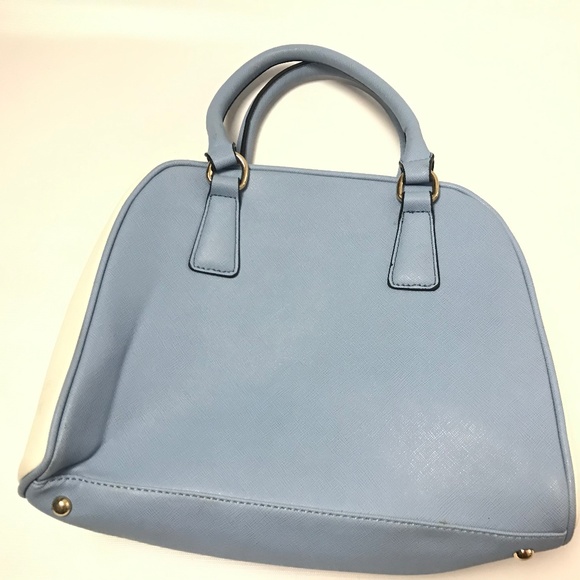 MC Collection Women's Shoulder Bag Solid Blue OS - Picture 1 of 6